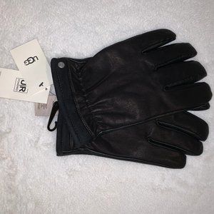NWT $95 UGG XL Men's Leather Capitan Touchscreen Compatible Gloves